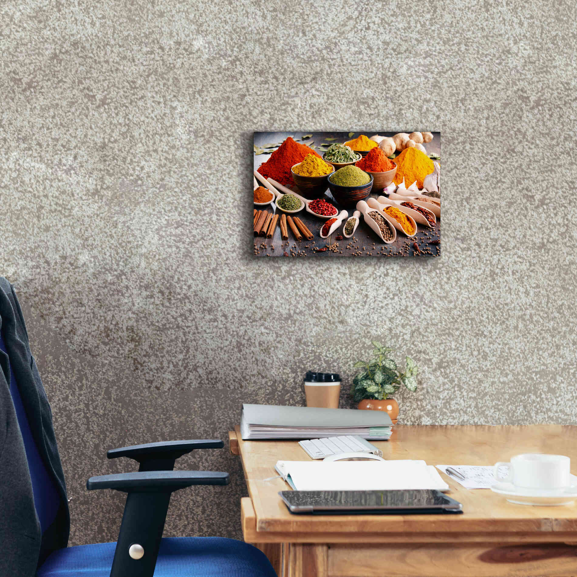 'Spicy World' by Epic Portfolio, Giclee Canvas Wall Art,18x12