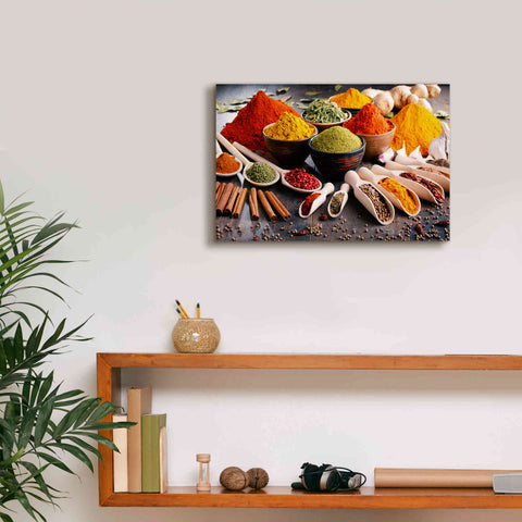 Image of 'Spicy World' by Epic Portfolio, Giclee Canvas Wall Art,18x12