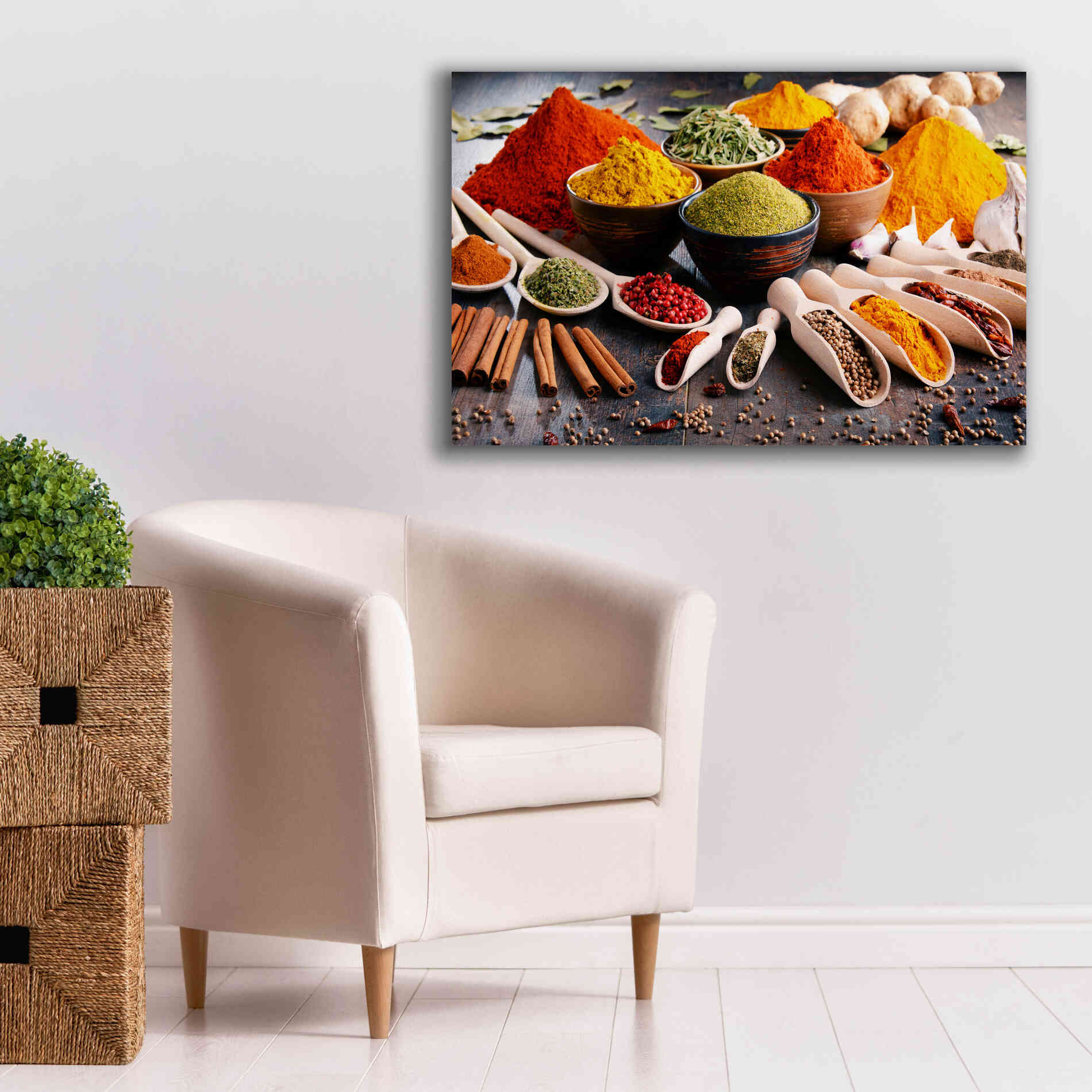 'Spicy World' by Epic Portfolio, Giclee Canvas Wall Art,40x26