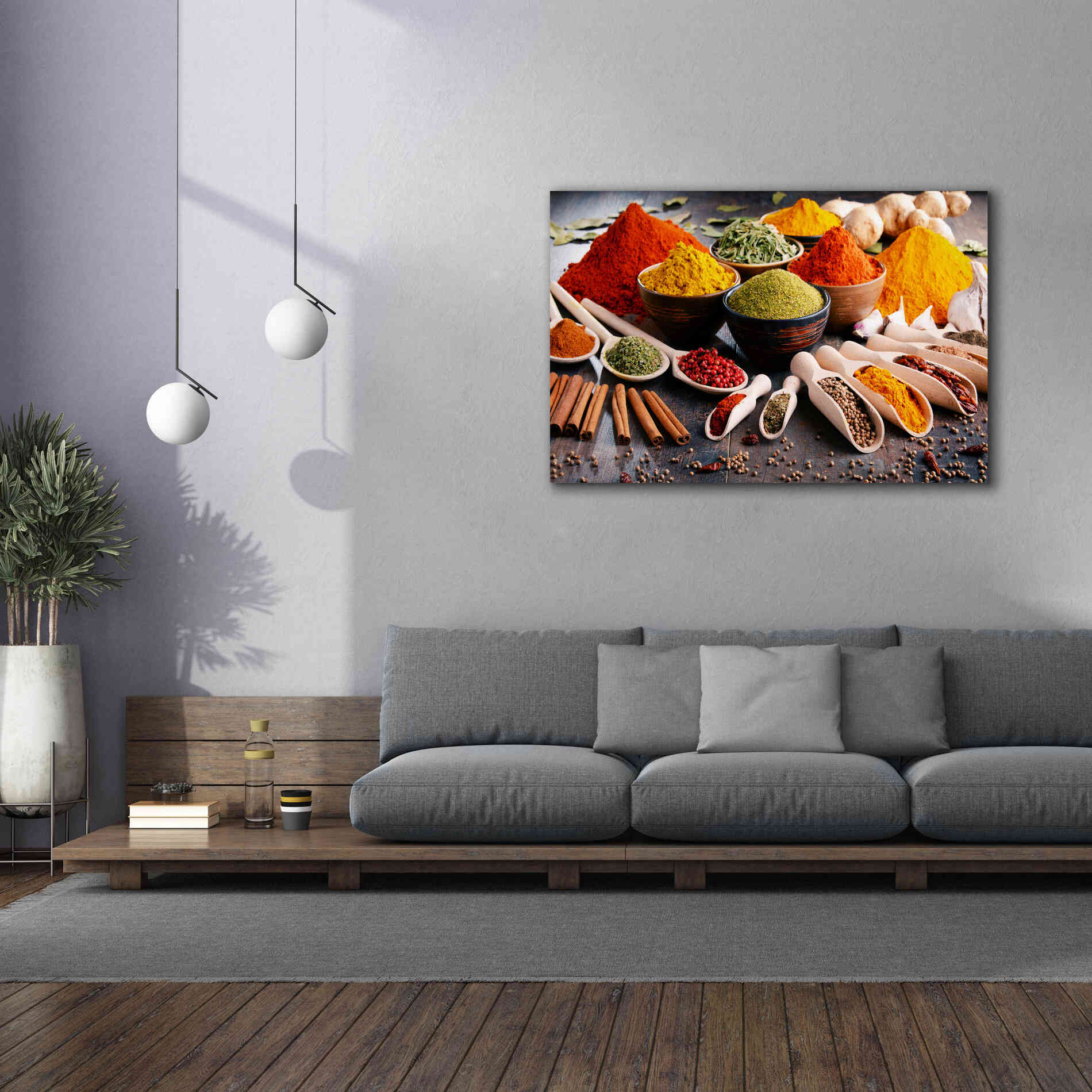 'Spicy World' by Epic Portfolio, Giclee Canvas Wall Art,60x40
