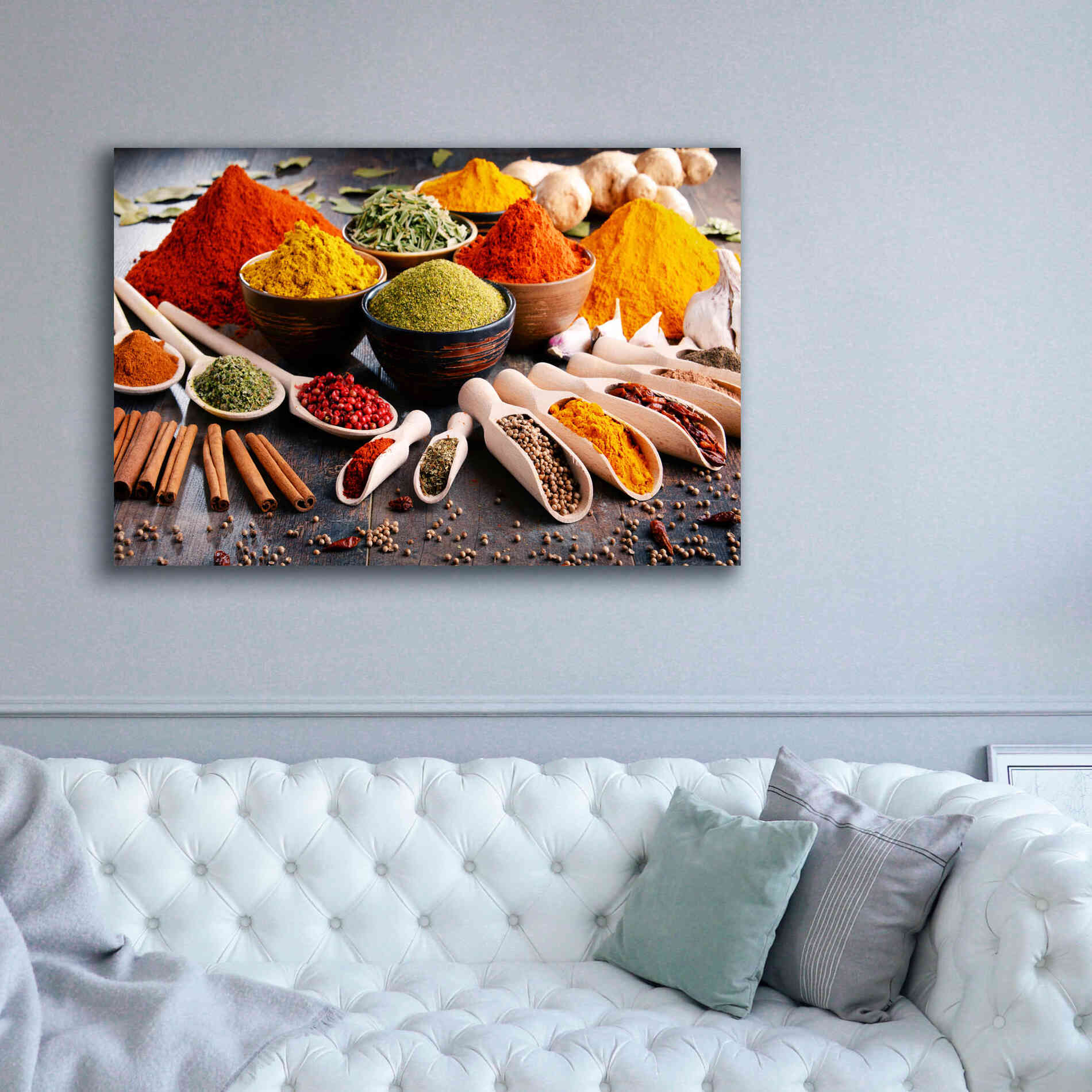 'Spicy World' by Epic Portfolio, Giclee Canvas Wall Art,60x40