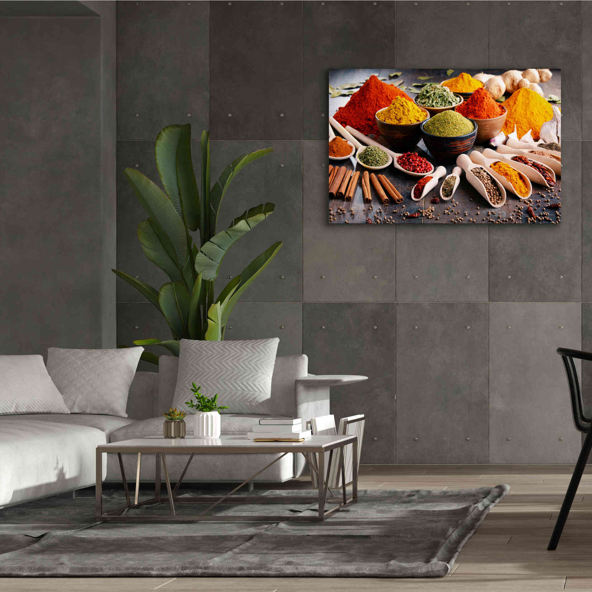 'Spicy World' by Epic Portfolio, Giclee Canvas Wall Art,60x40