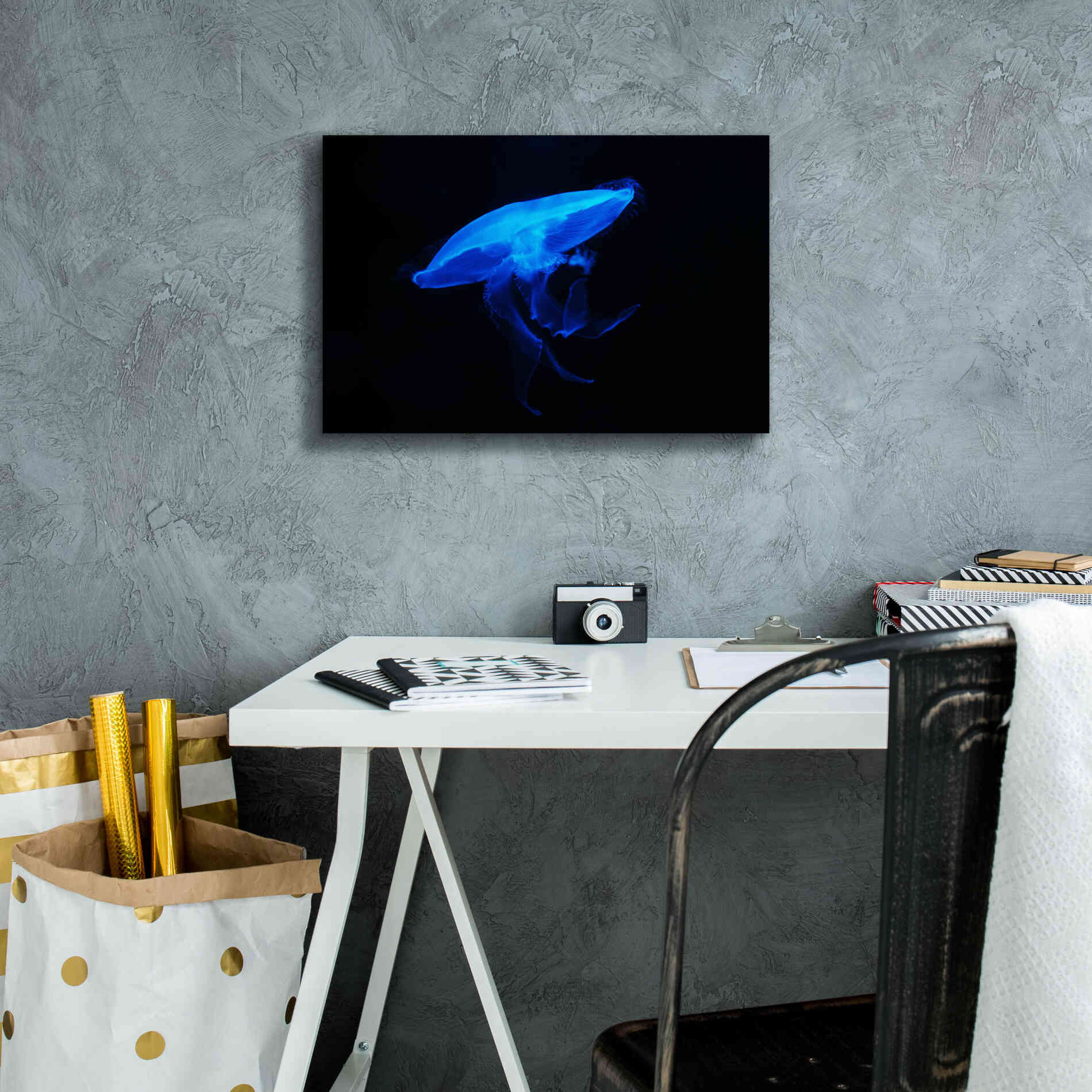 'Swan Lake' by Epic Portfolio, Giclee Canvas Wall Art,18x12