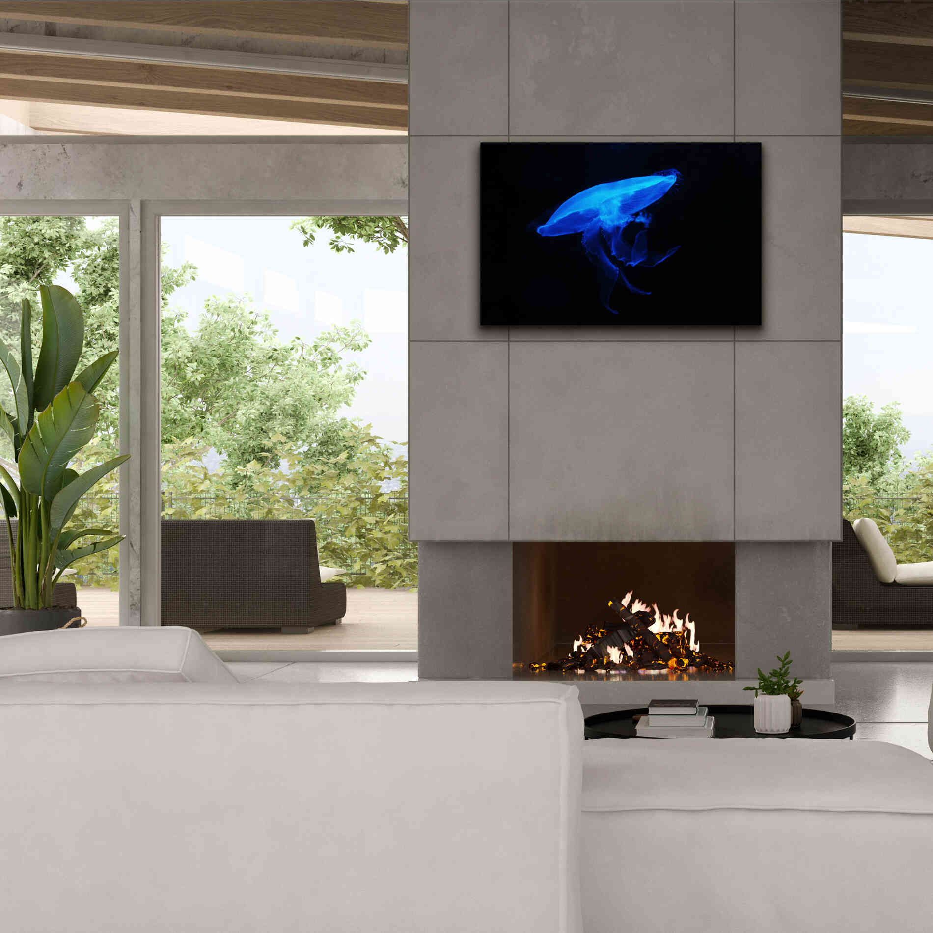 'Swan Lake' by Epic Portfolio, Giclee Canvas Wall Art,40x26