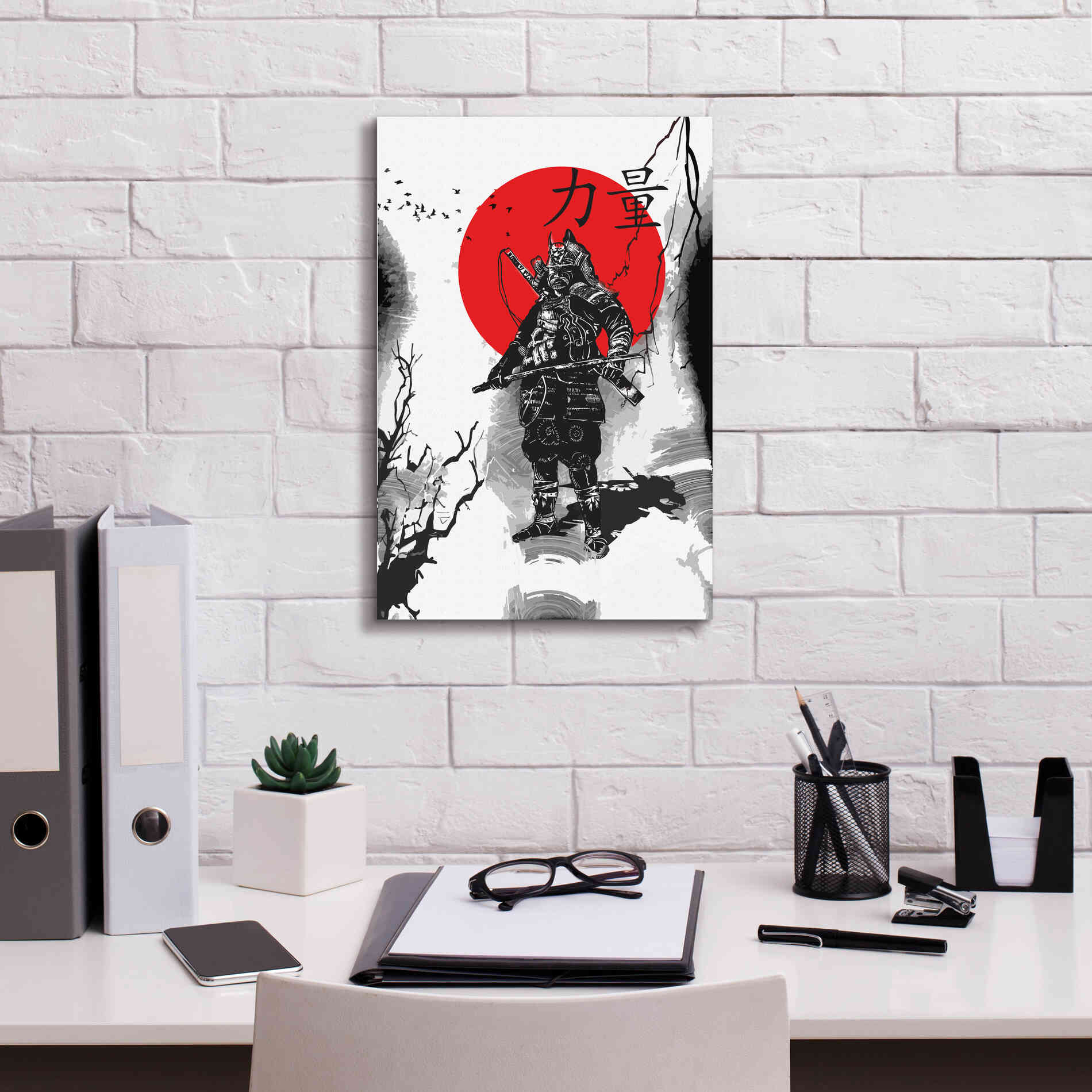 'The Last Samurai Converted' by Epic Portfolio, Giclee Canvas Wall Art,12x18