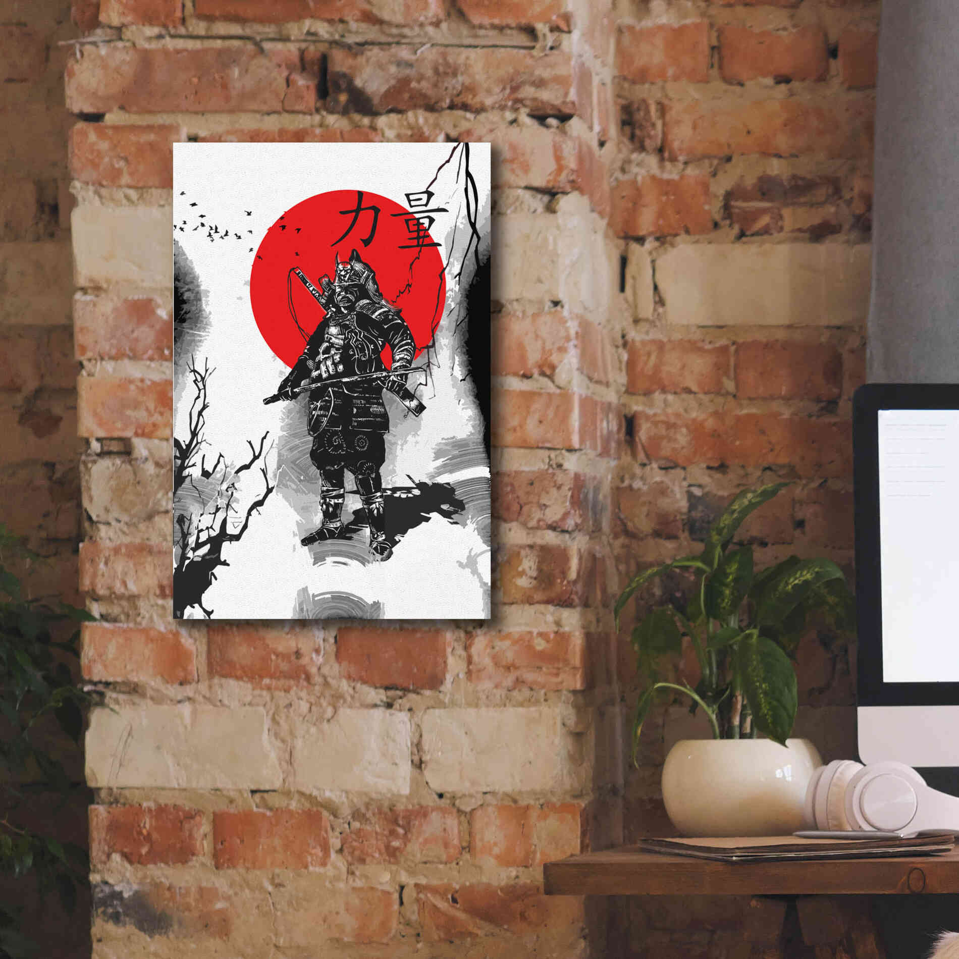 'The Last Samurai Converted' by Epic Portfolio, Giclee Canvas Wall Art,12x18
