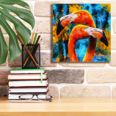 Image of 'The Lost Flamingos ' by Epic Portfolio, Giclee Canvas Wall Art,12x12