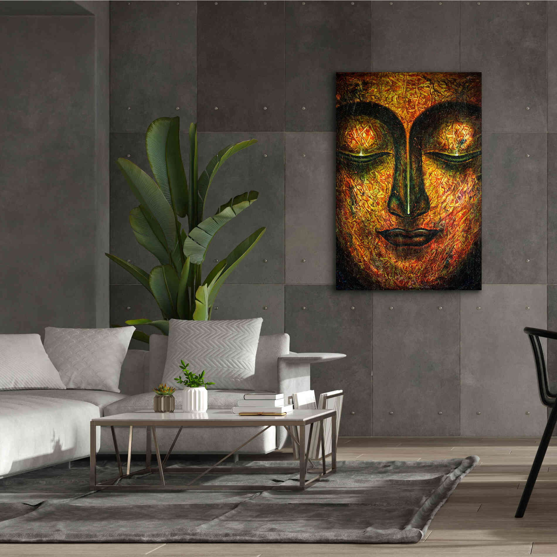 'Tranquil Budha' by Epic Portfolio, Giclee Canvas Wall Art,40x60