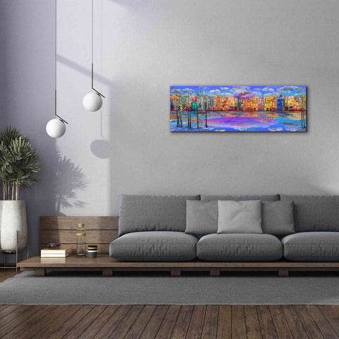 Image of 'Trippy Amsterdam' by Epic Portfolio, Giclee Canvas Wall Art,60x20