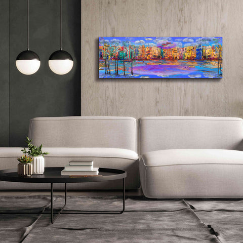 Image of 'Trippy Amsterdam' by Epic Portfolio, Giclee Canvas Wall Art,60x20