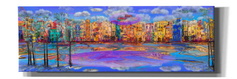 Image of 'Trippy Amsterdam' by Epic Portfolio, Giclee Canvas Wall Art