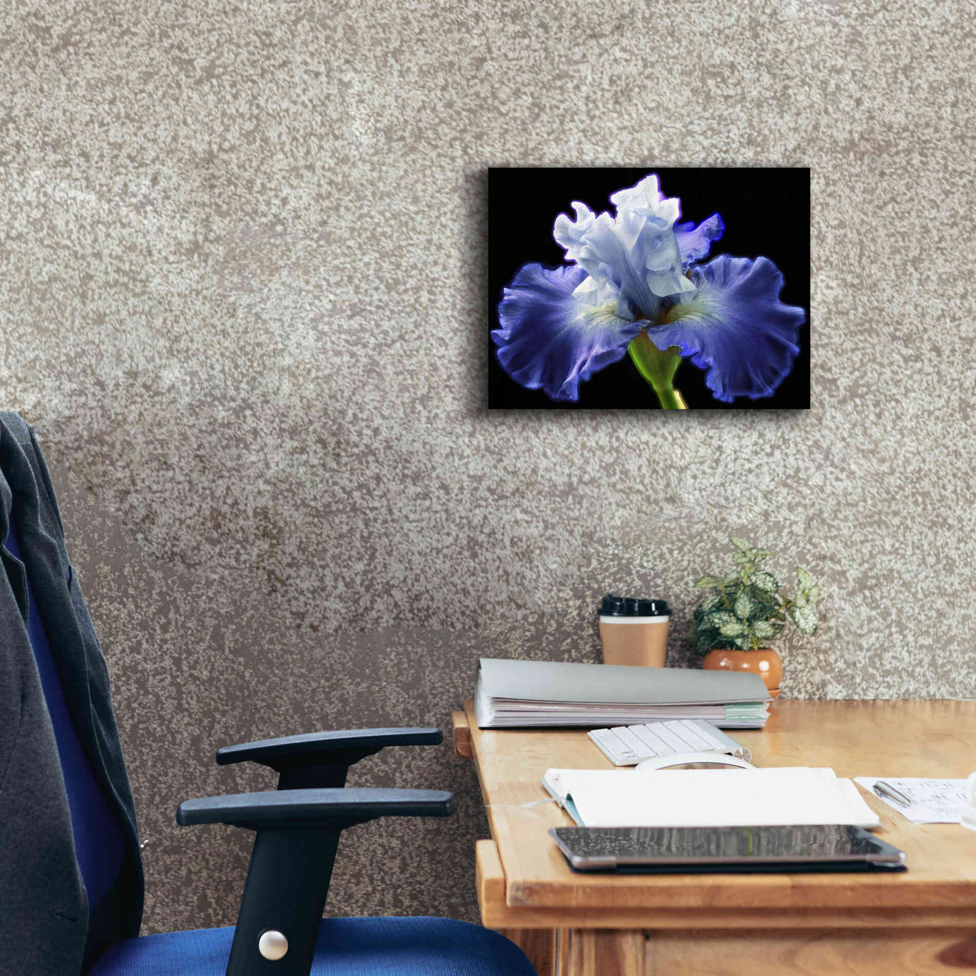 'Violet Blaze ' by Epic Portfolio, Giclee Canvas Wall Art,16x12