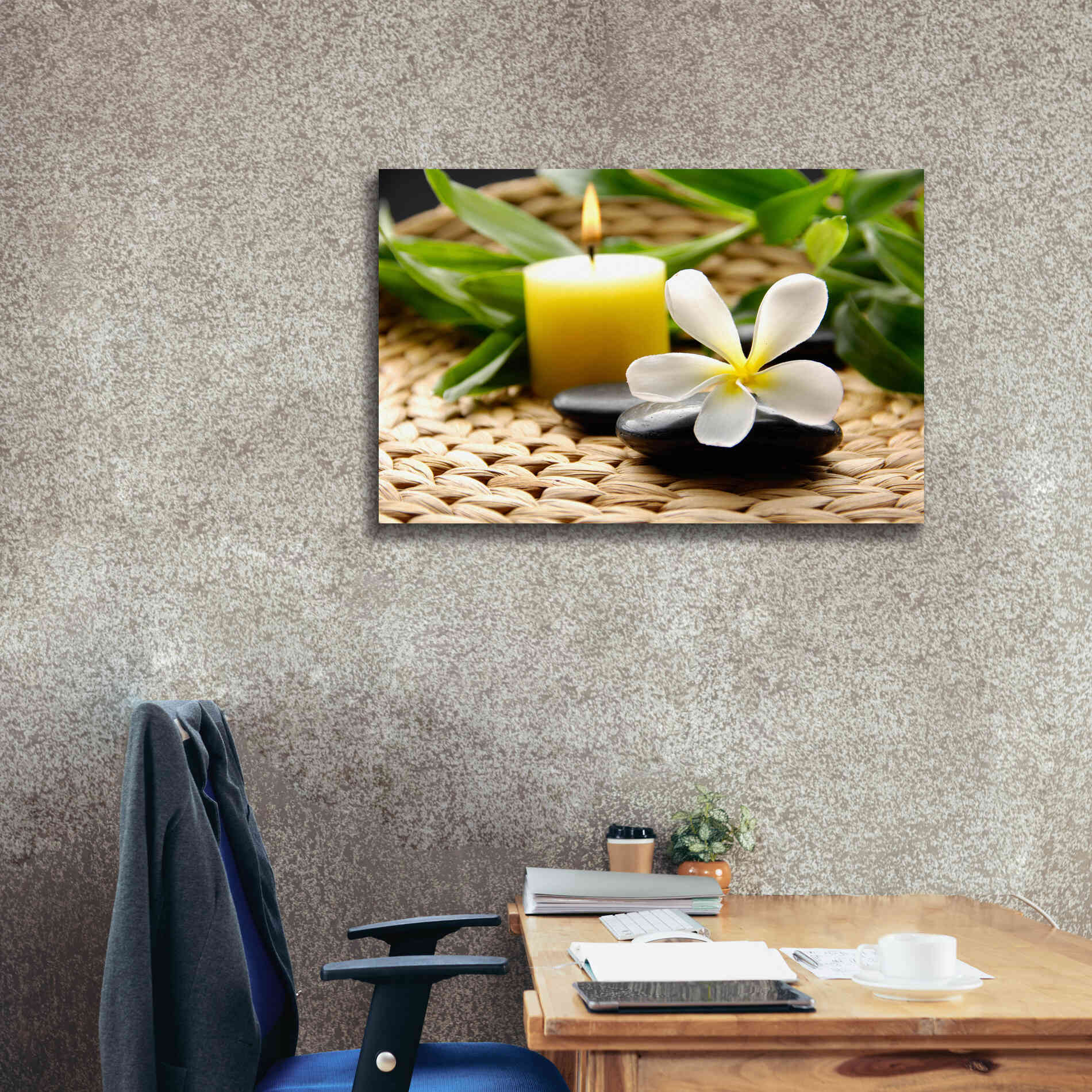 'Zen Moments' by Epic Portfolio, Giclee Canvas Wall Art,40x26