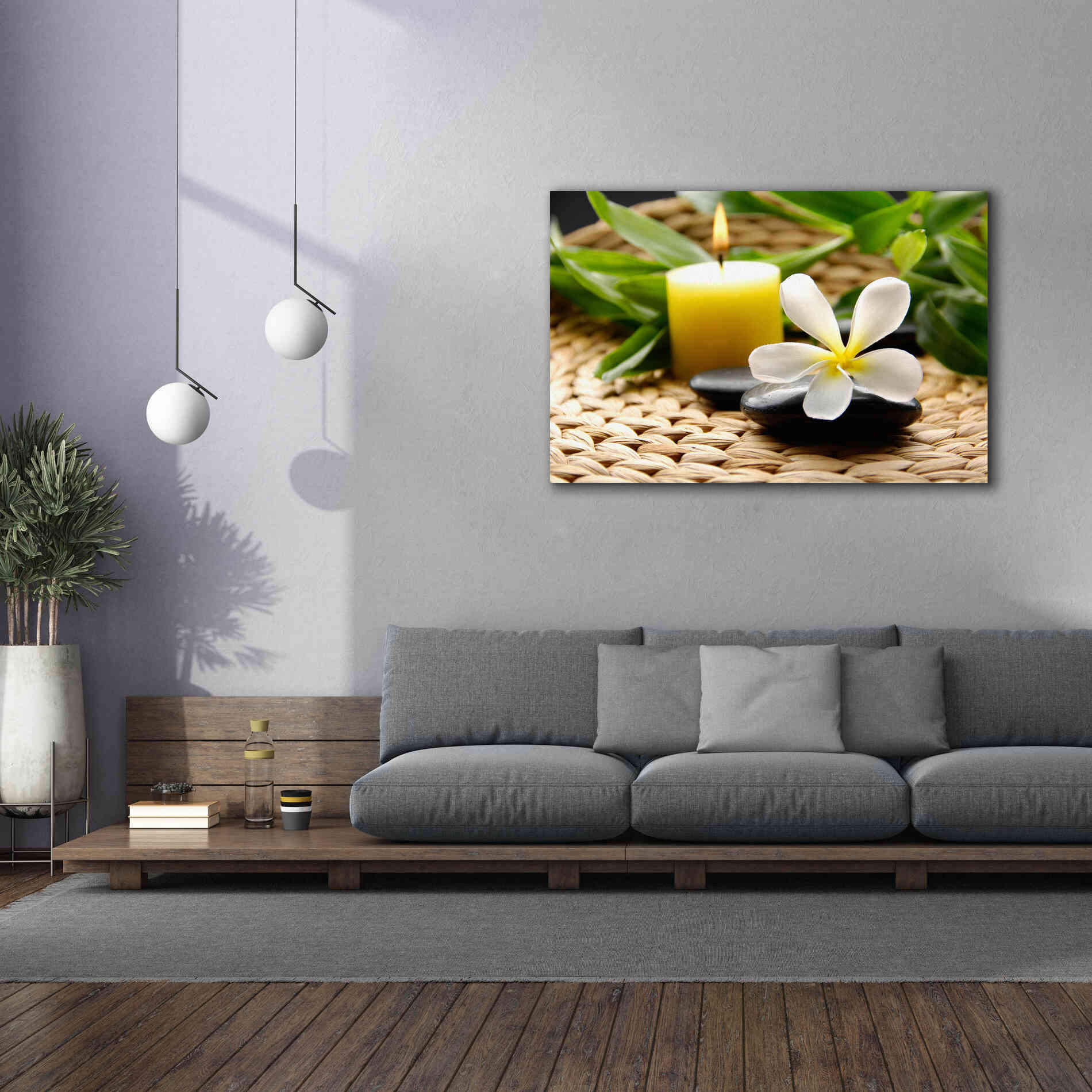 'Zen Moments' by Epic Portfolio, Giclee Canvas Wall Art,60x40