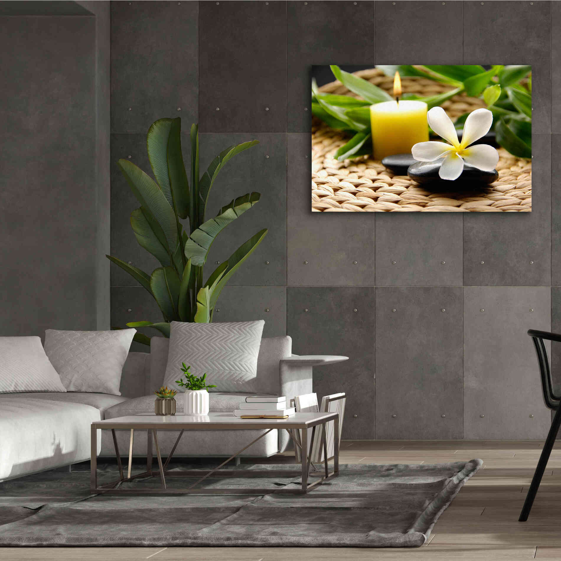 'Zen Moments' by Epic Portfolio, Giclee Canvas Wall Art,60x40