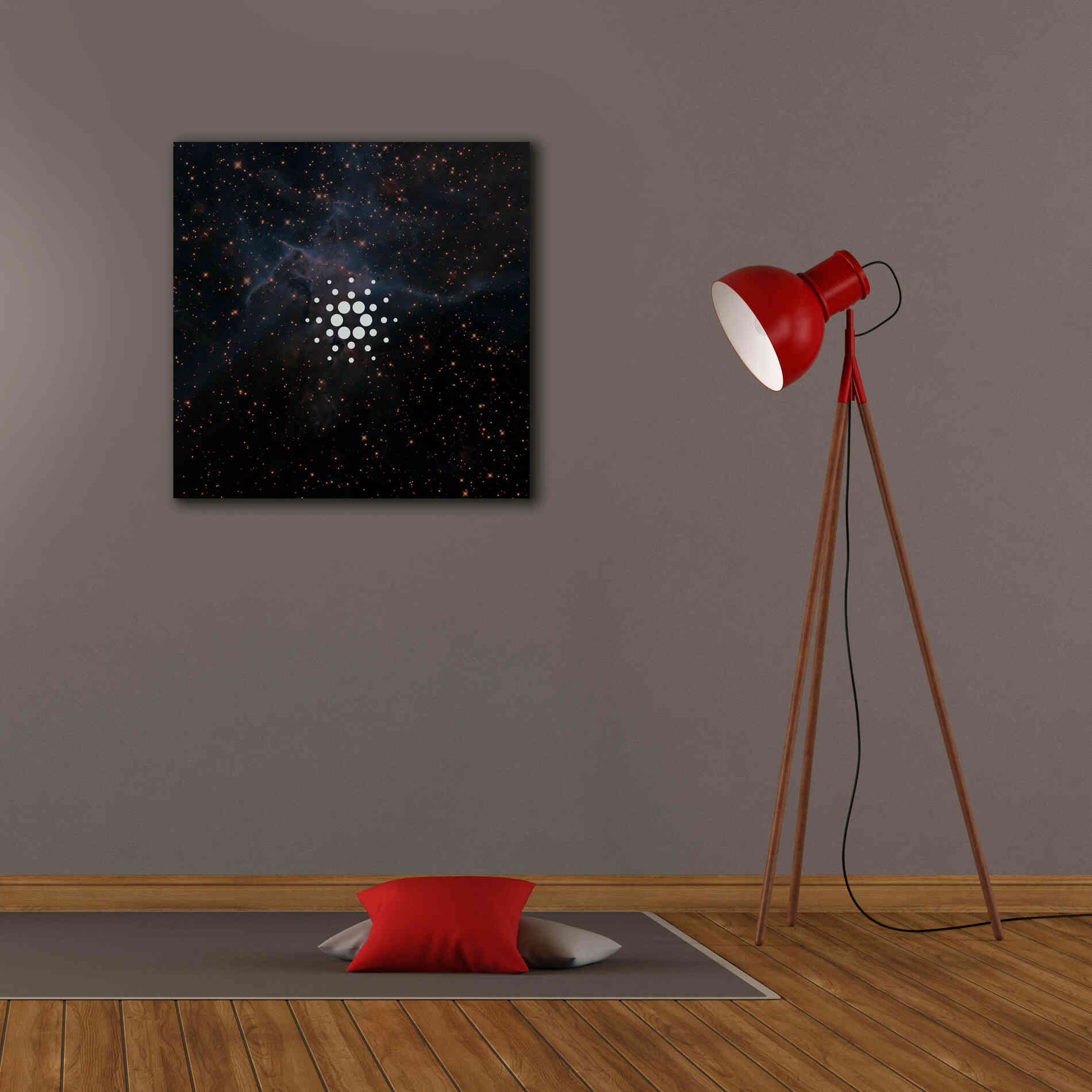 'Constellation Cardano' by Epic Portfolio, Giclee Canvas Wall Art,26x26