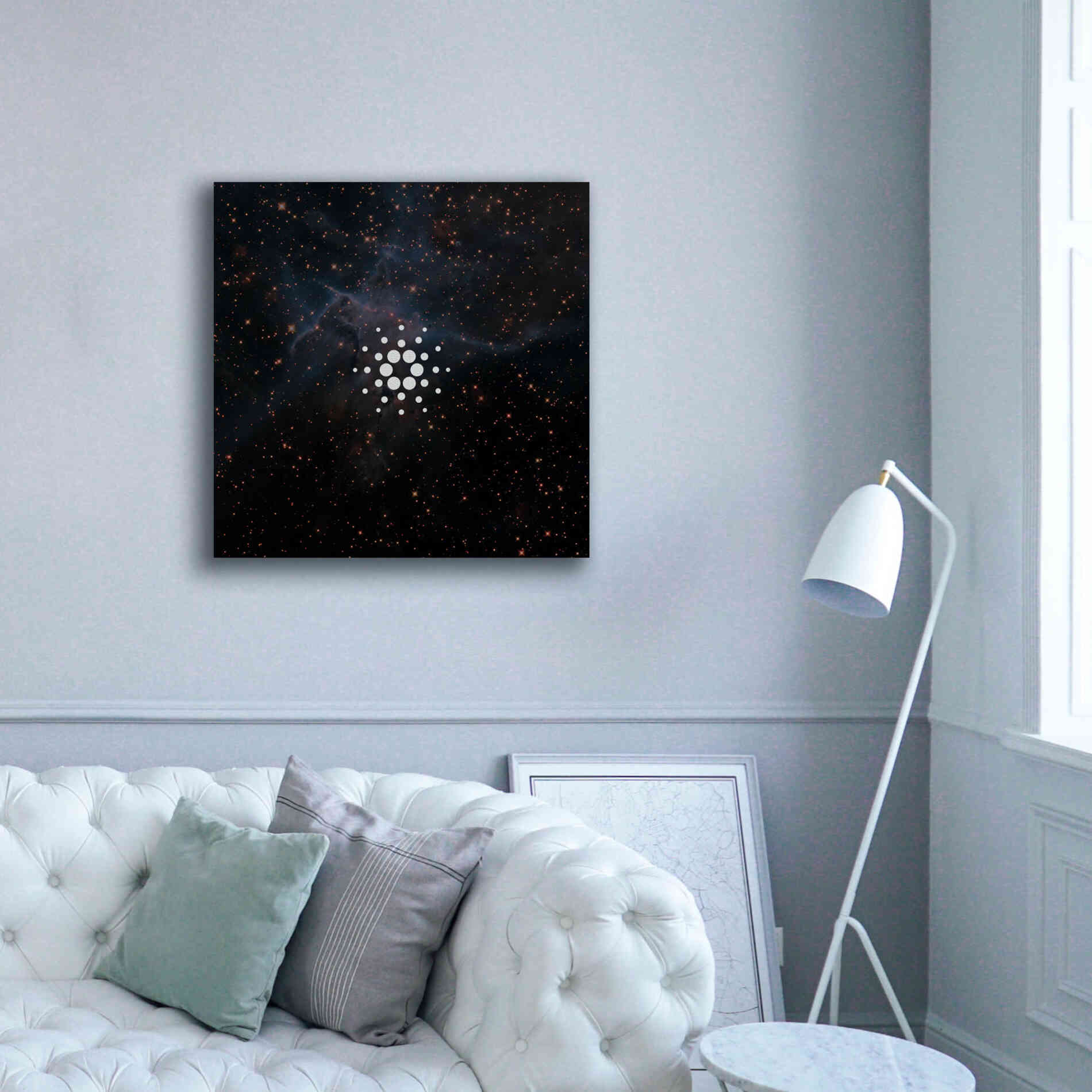 'Constellation Cardano' by Epic Portfolio, Giclee Canvas Wall Art,37x37