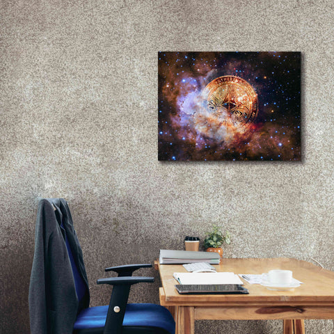 Image of 'Ethereum Nebula' by Epic Portfolio, Giclee Canvas Wall Art,34x26