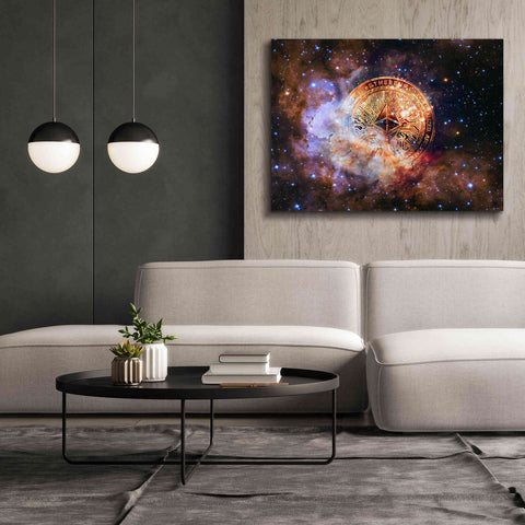 Image of 'Ethereum Nebula' by Epic Portfolio, Giclee Canvas Wall Art,54x40
