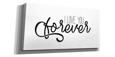 Image of 'I Love You Forever' by Epic Portfolio, Giclee Canvas Wall Art