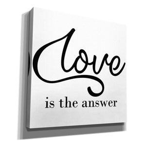 'Love Is The Answer' by Epic Portfolio, Giclee Canvas Wall Art