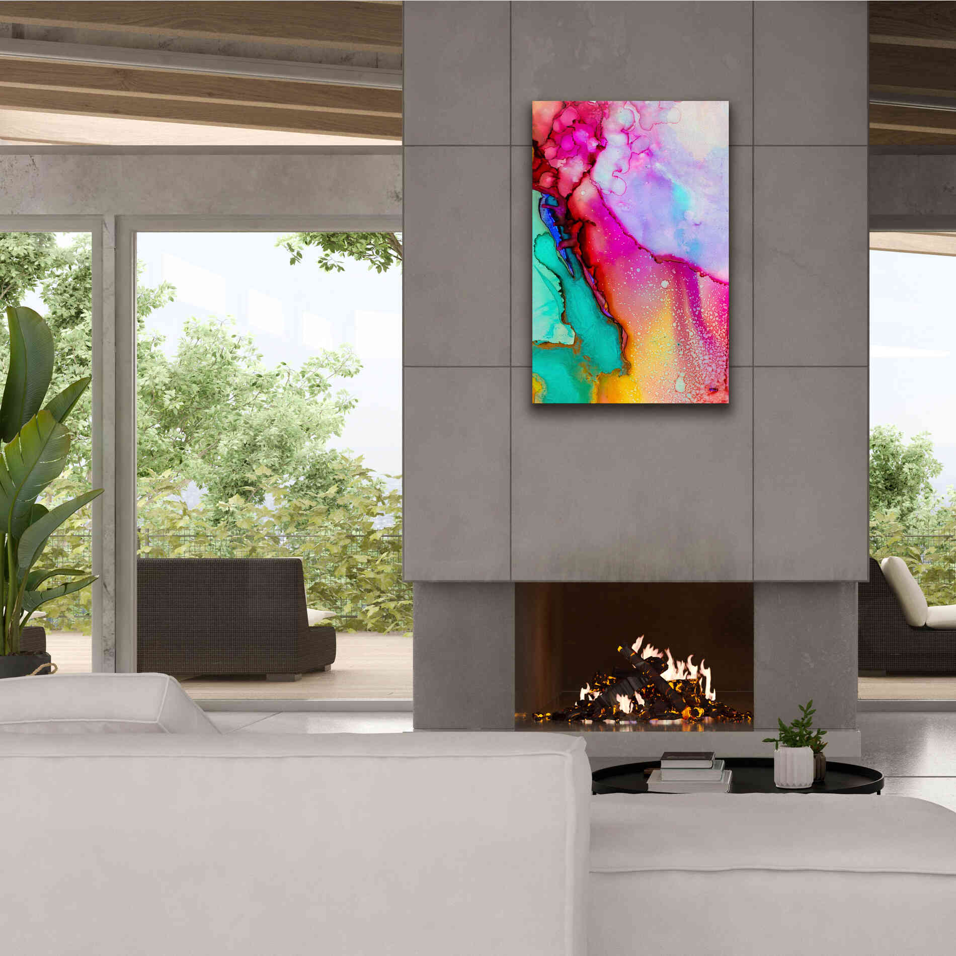 'Boil Over' by Epic Portfolio, Giclee Canvas Wall Art,26x40