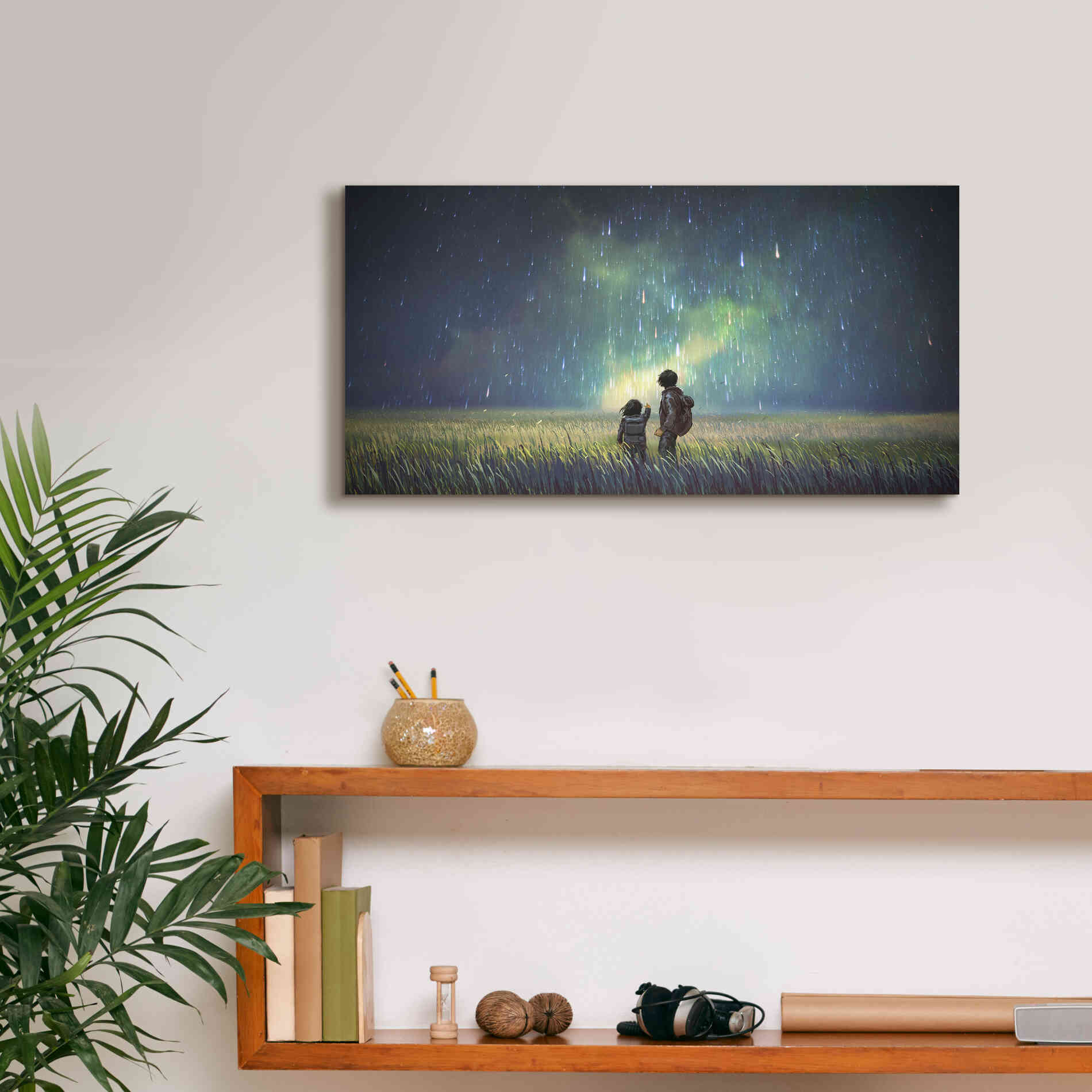 'Curious Mind' by Epic Portfolio, Giclee Canvas Wall Art,24x12