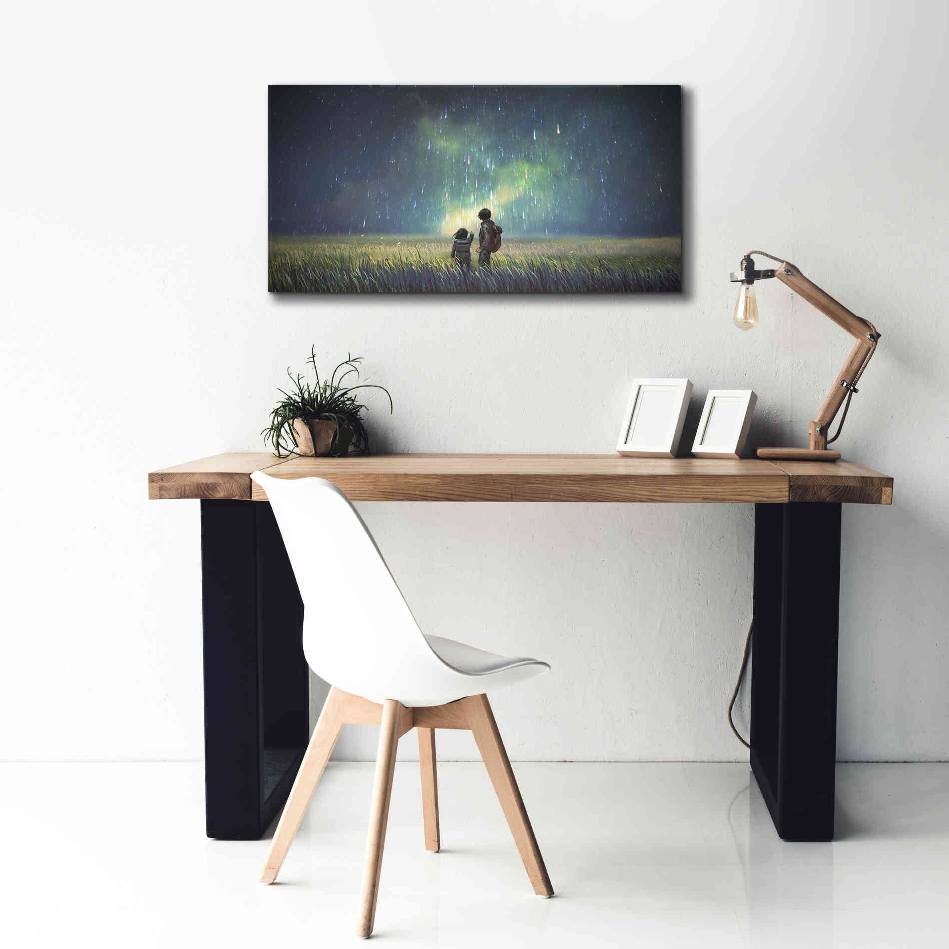 'Curious Mind' by Epic Portfolio, Giclee Canvas Wall Art,40x20