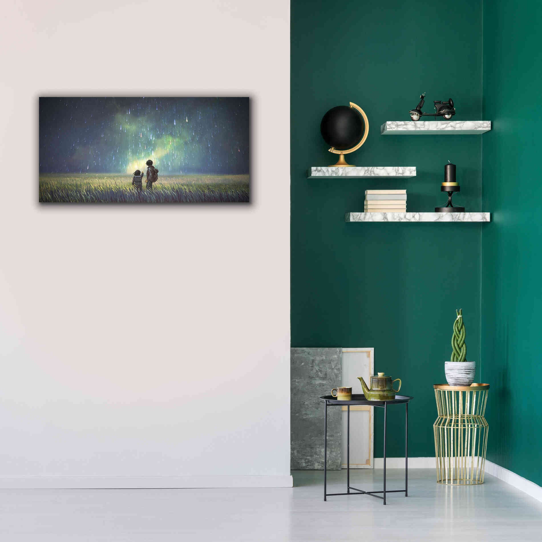'Curious Mind' by Epic Portfolio, Giclee Canvas Wall Art,40x20