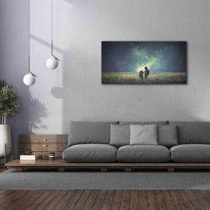 'Curious Mind' by Epic Portfolio, Giclee Canvas Wall Art,60x30