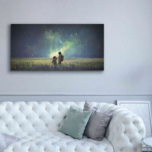 'Curious Mind' by Epic Portfolio, Giclee Canvas Wall Art,60x30