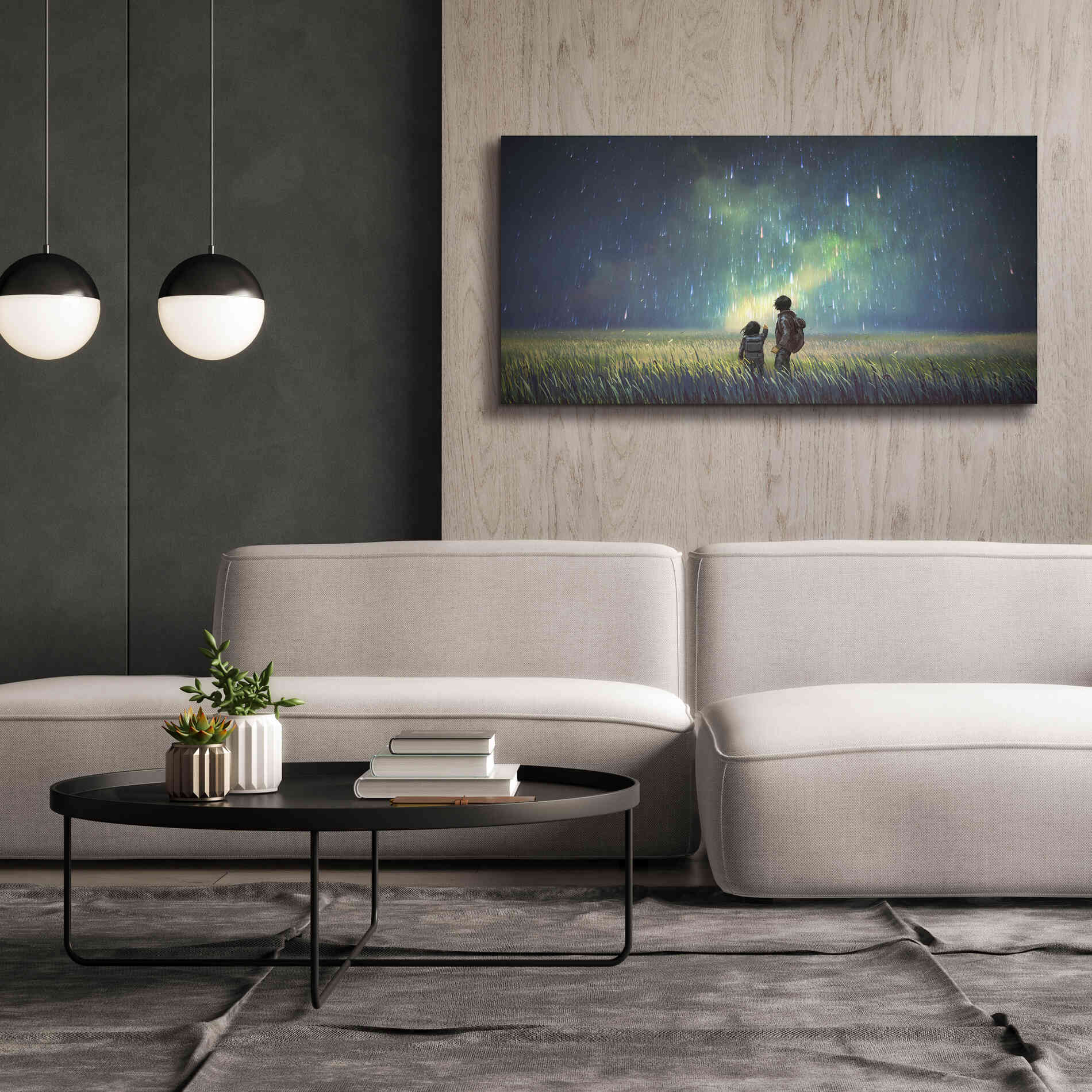 'Curious Mind' by Epic Portfolio, Giclee Canvas Wall Art,60x30