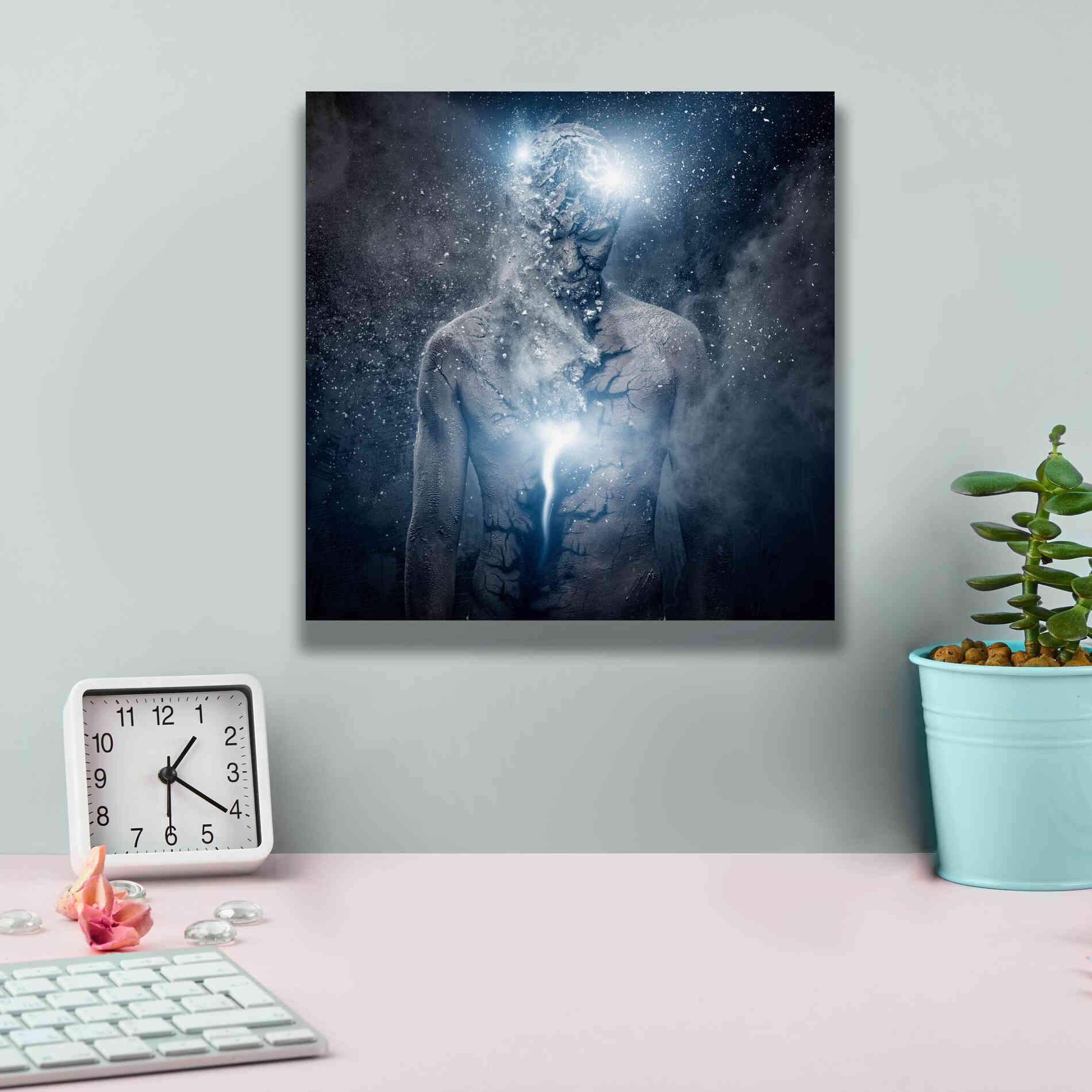 'Fleeing Of The Soul' by Epic Portfolio, Giclee Canvas Wall Art,12x12