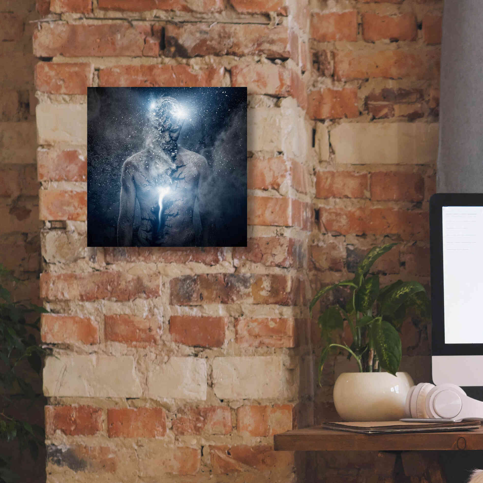 'Fleeing Of The Soul' by Epic Portfolio, Giclee Canvas Wall Art,12x12