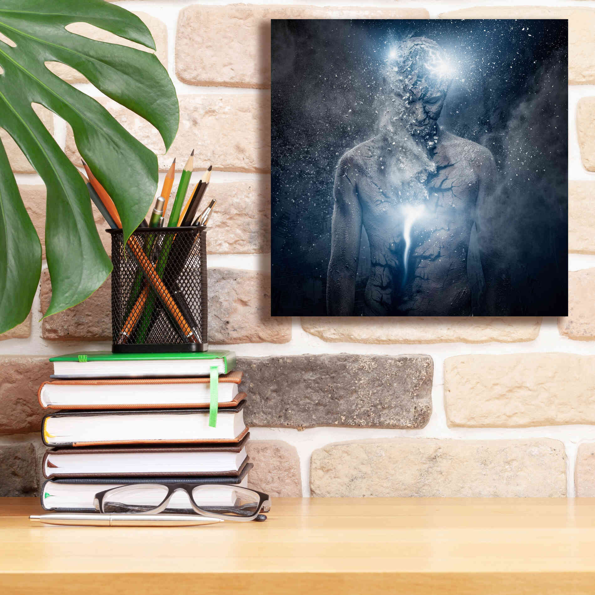 'Fleeing Of The Soul' by Epic Portfolio, Giclee Canvas Wall Art,12x12