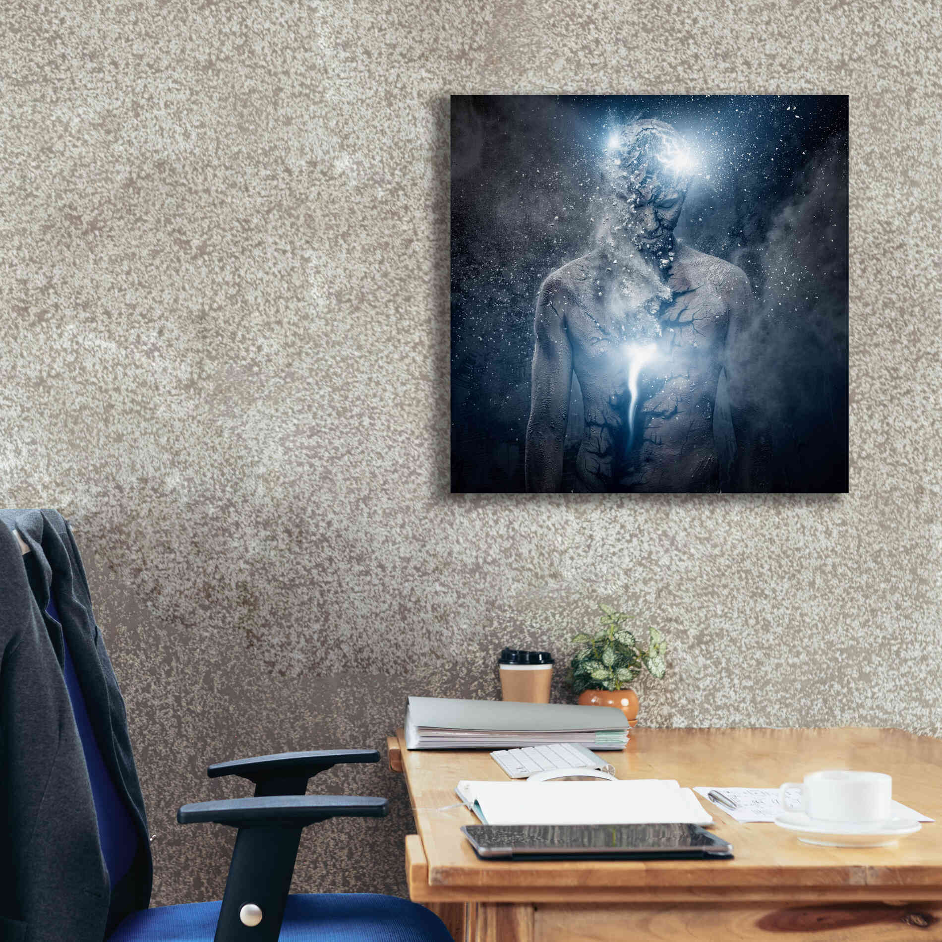 'Fleeing Of The Soul' by Epic Portfolio, Giclee Canvas Wall Art,26x26