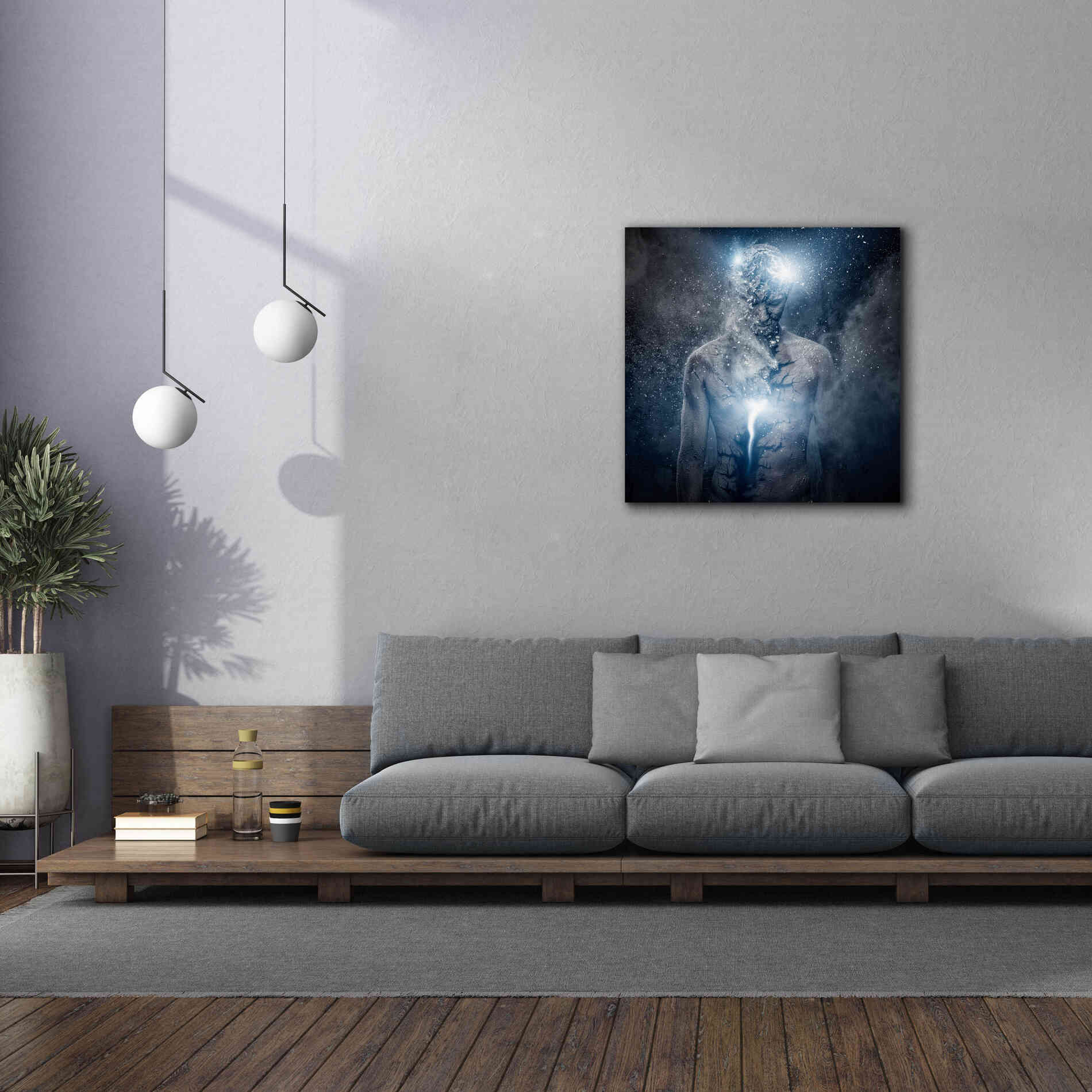'Fleeing Of The Soul' by Epic Portfolio, Giclee Canvas Wall Art,37x37