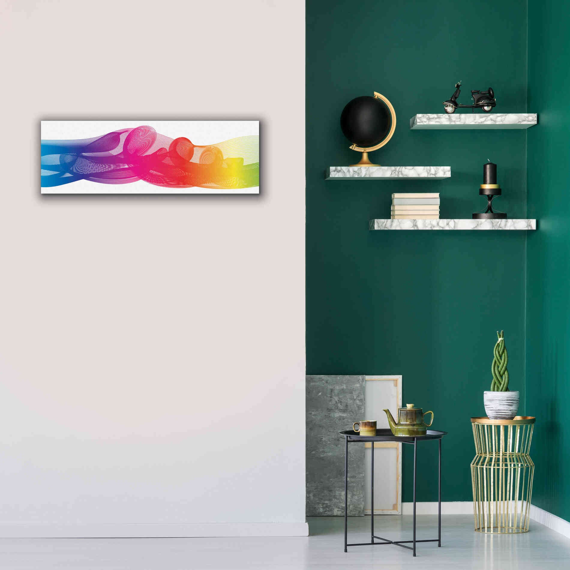 'Hyperloop' by Epic Portfolio, Giclee Canvas Wall Art,36x12