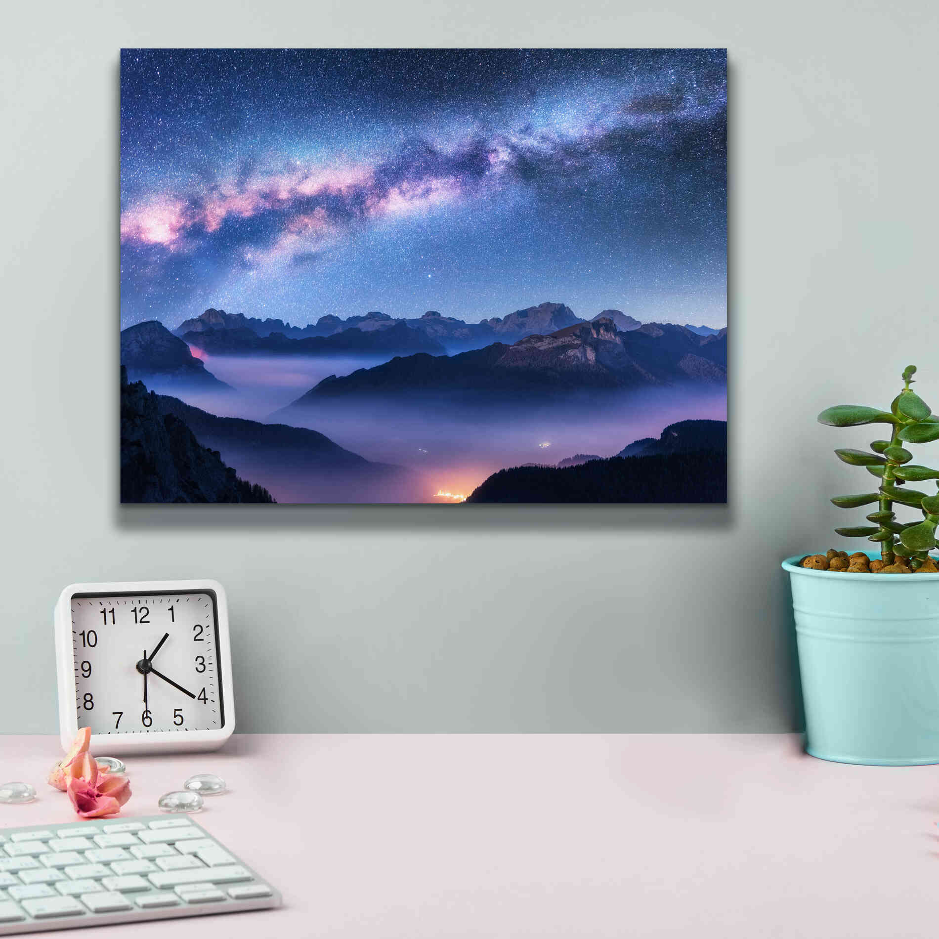 'Inside The Milky Way' by Epic Portfolio, Giclee Canvas Wall Art,16x12