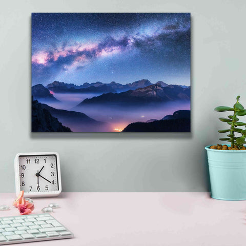 Image of 'Inside The Milky Way' by Epic Portfolio, Giclee Canvas Wall Art,16x12