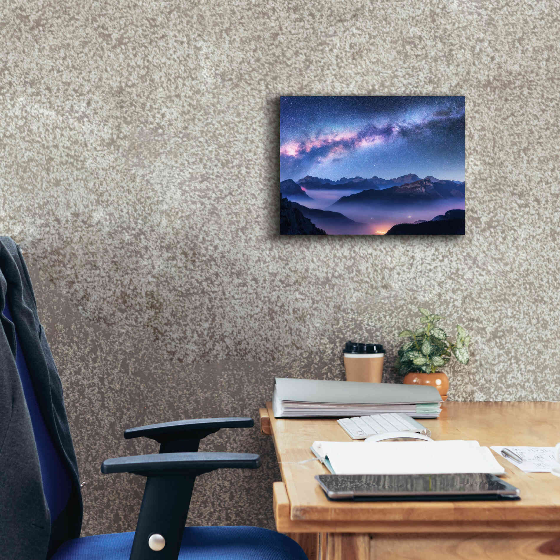 'Inside The Milky Way' by Epic Portfolio, Giclee Canvas Wall Art,16x12