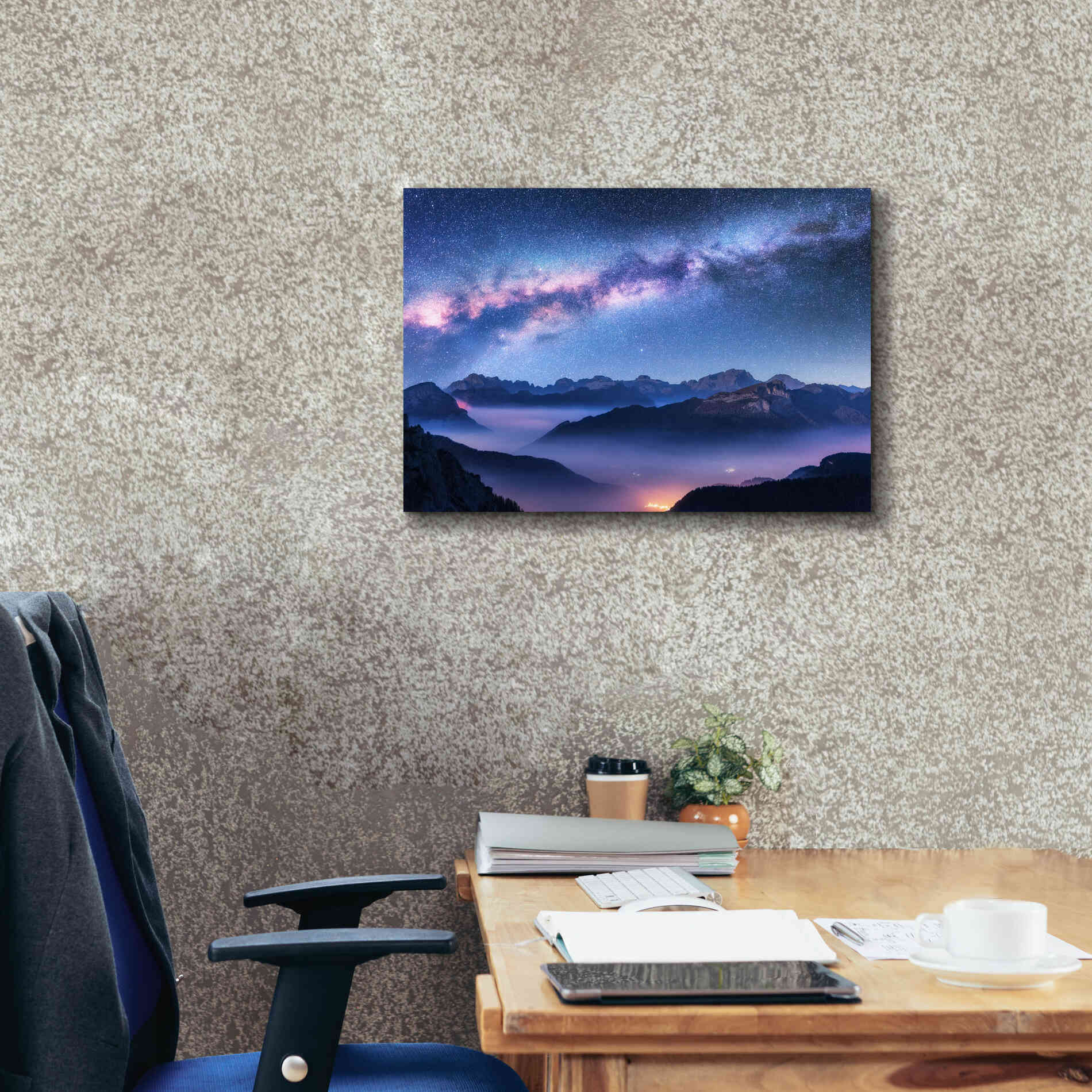 'Inside The Milky Way' by Epic Portfolio, Giclee Canvas Wall Art,26x18