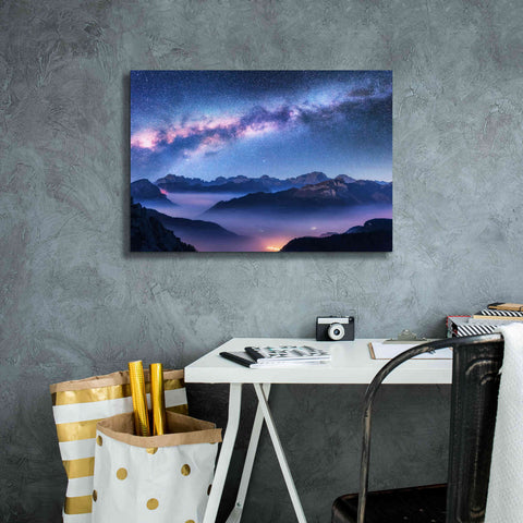 Image of 'Inside The Milky Way' by Epic Portfolio, Giclee Canvas Wall Art,26x18