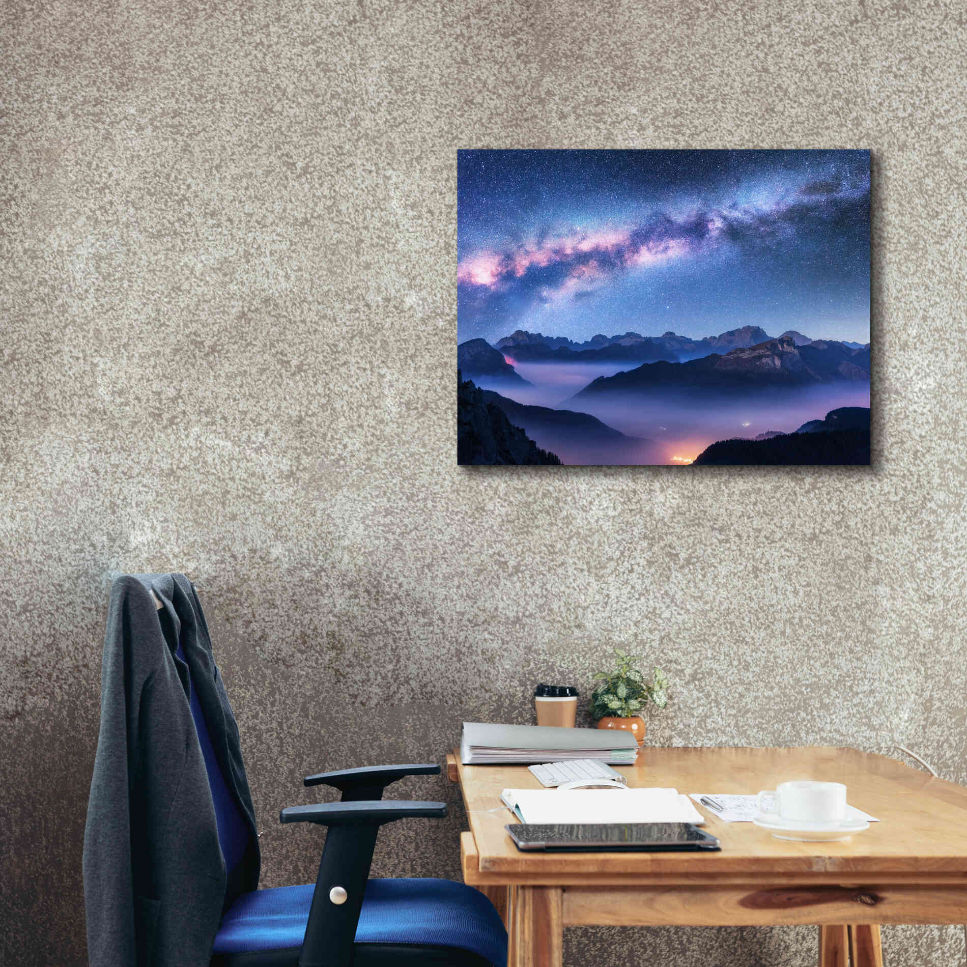 'Inside The Milky Way' by Epic Portfolio, Giclee Canvas Wall Art,34x26