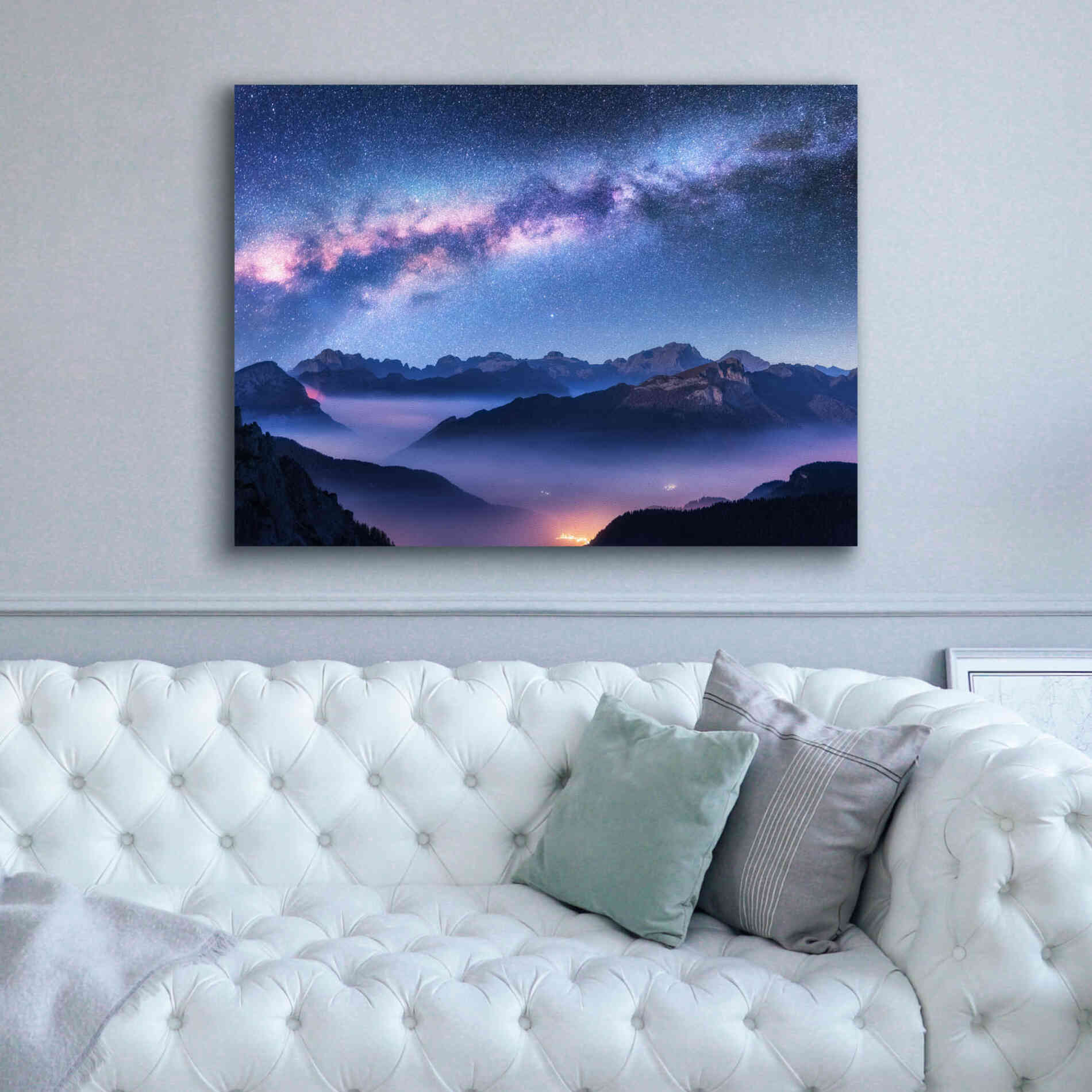 'Inside The Milky Way' by Epic Portfolio, Giclee Canvas Wall Art,54x40