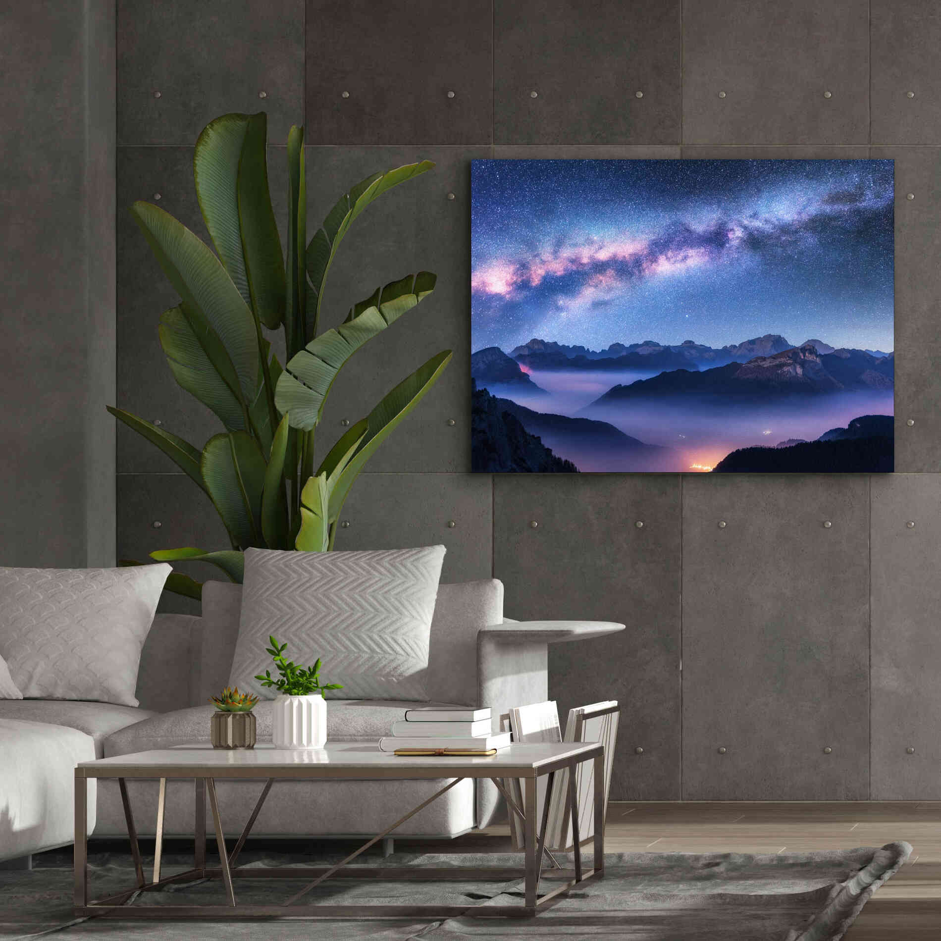'Inside The Milky Way' by Epic Portfolio, Giclee Canvas Wall Art,54x40