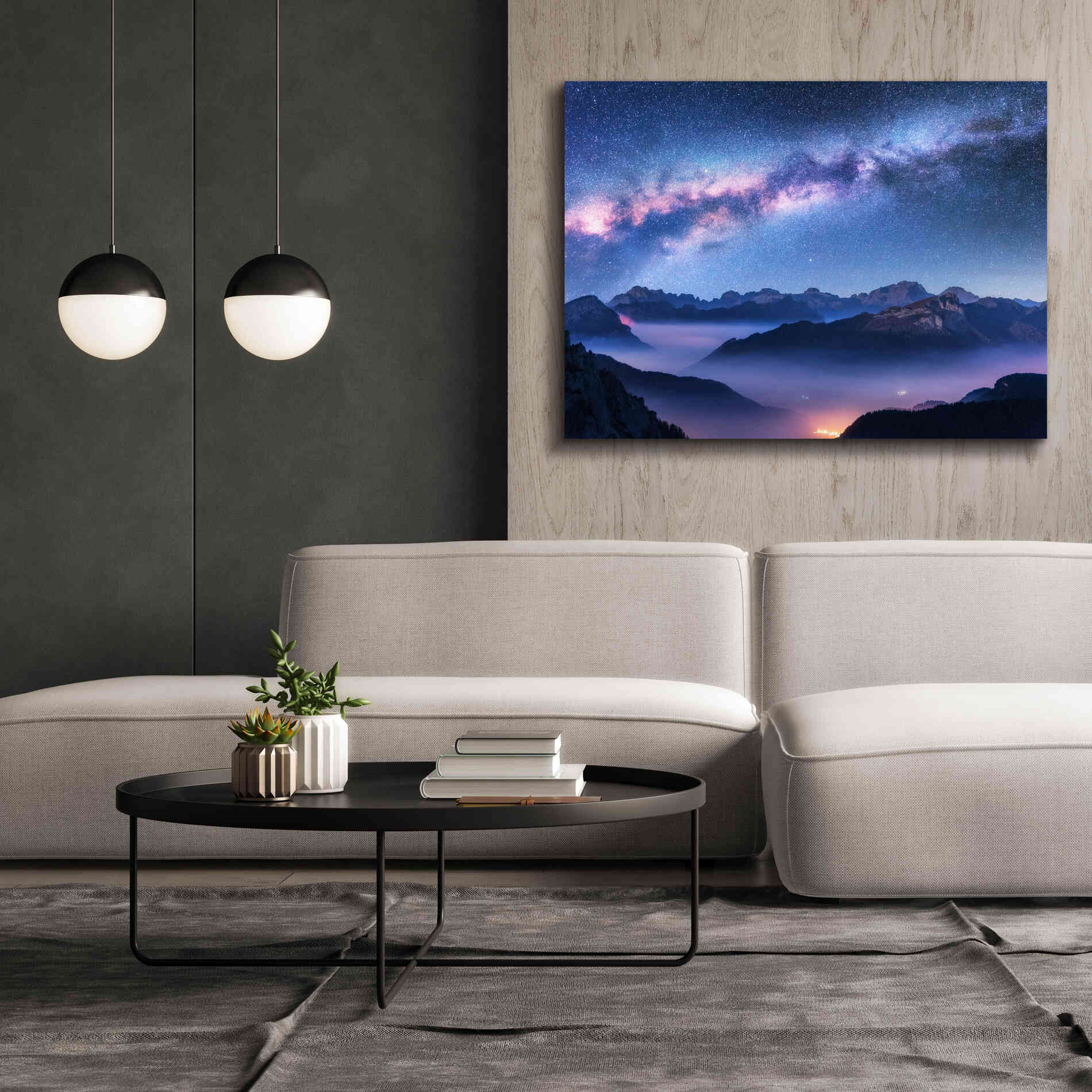 'Inside The Milky Way' by Epic Portfolio, Giclee Canvas Wall Art,54x40