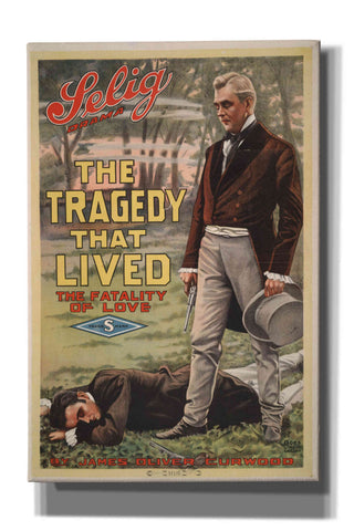 Image of 'The Tragedy That Lived The Fatality Of Love (1914)' by Epic Portfolio, Giclee Canvas Wall Art
