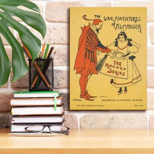 'The Love Adventures Of Al-Mansur (1895)' by Epic Portfolio, Giclee Canvas Wall Art,12x16