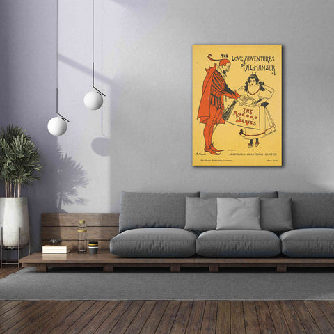 Image of 'The Love Adventures Of Al-Mansur (1895)' by Epic Portfolio, Giclee Canvas Wall Art,40x54